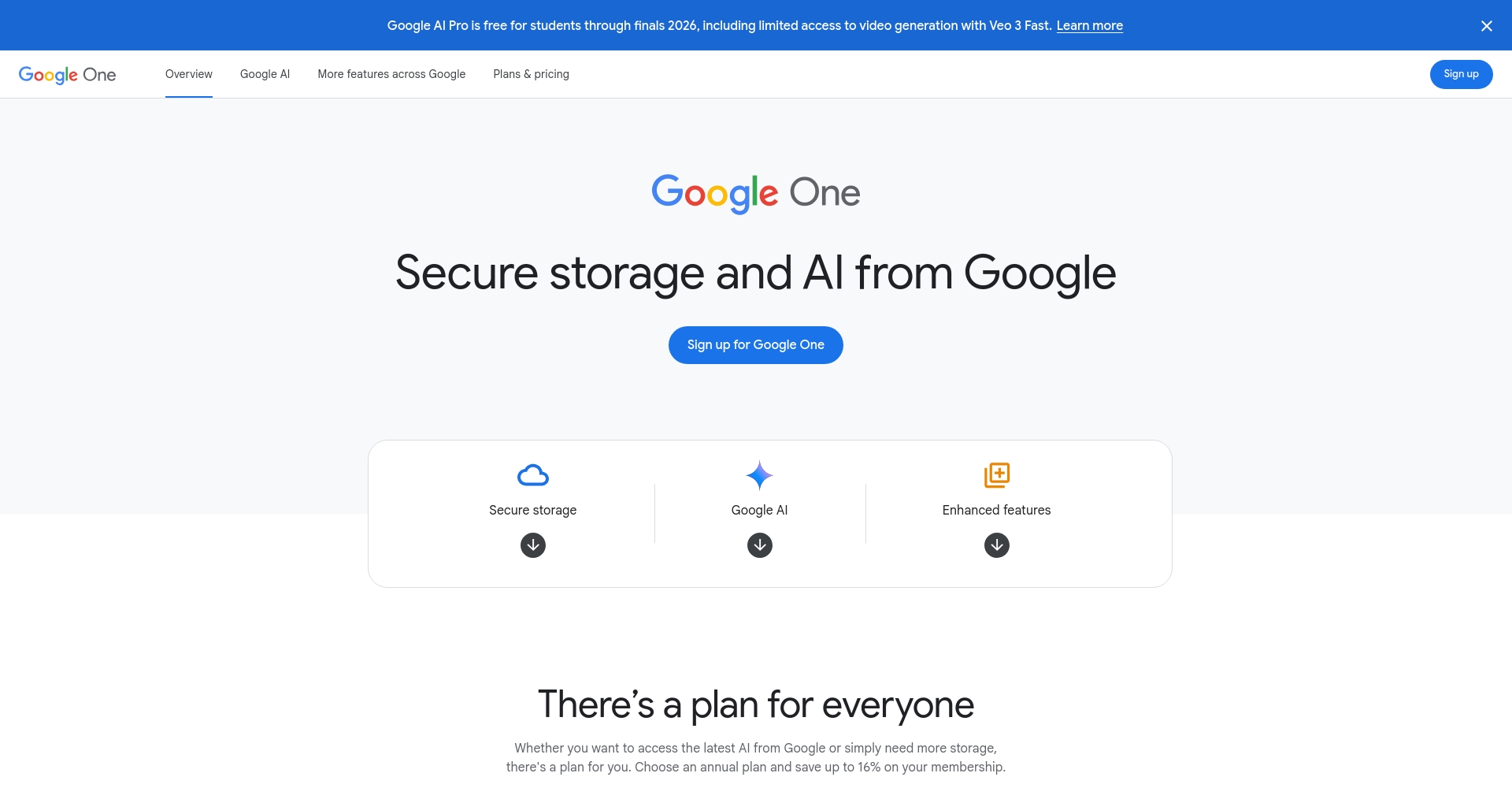 Google One 是什么?一文了解 Google One 的云端存储、AI功能与会员福利全解析