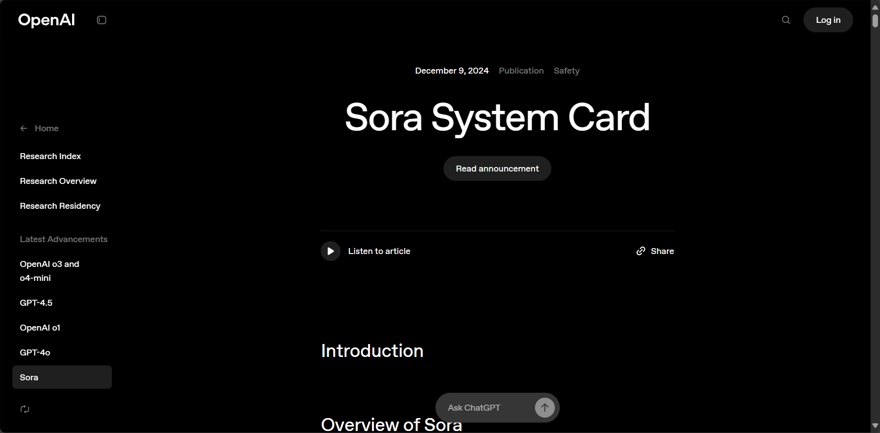 Sora