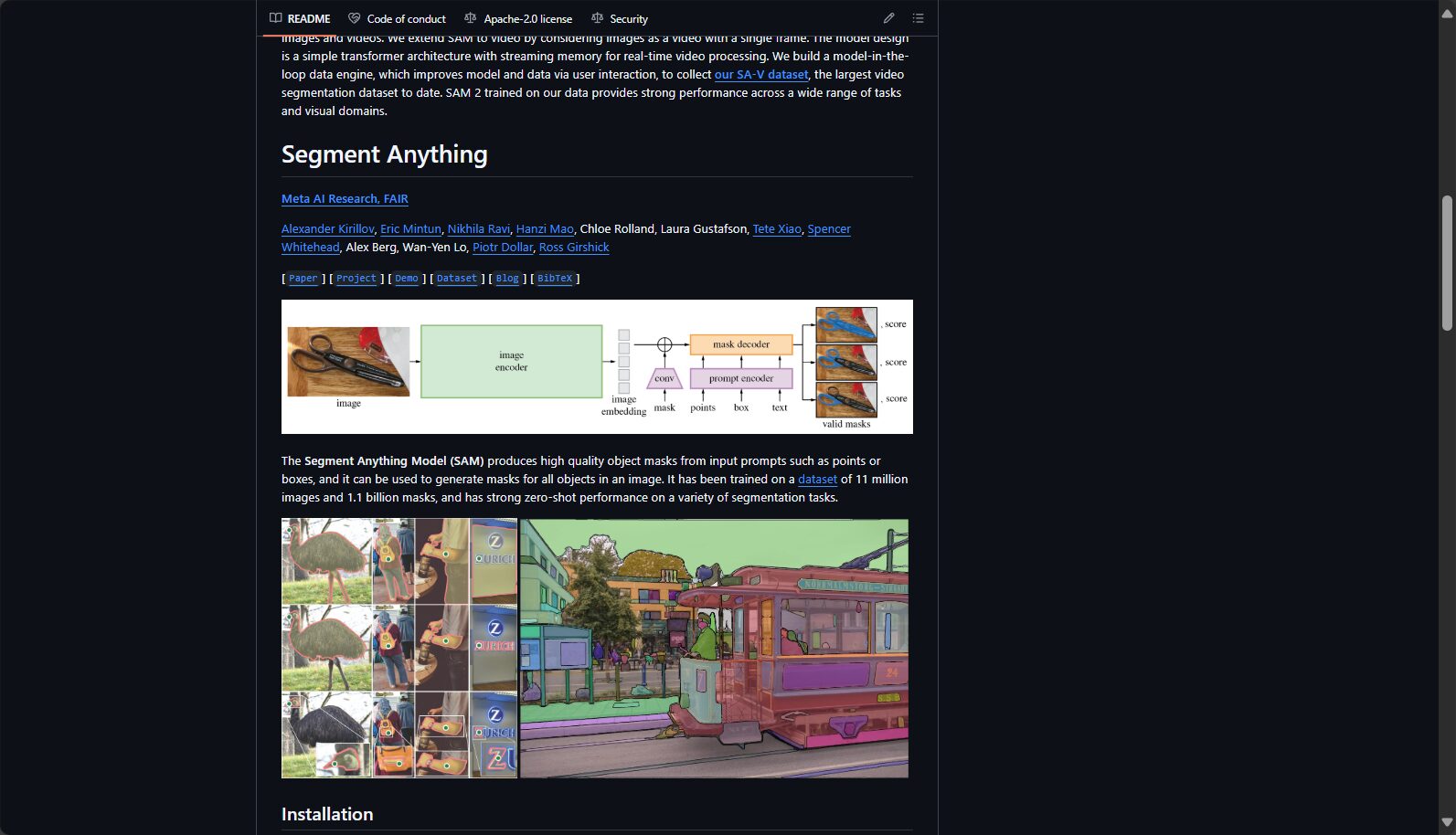 Segment Anything Model(SAM)