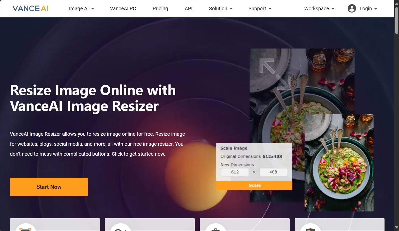 VanceAI Image Resizer官网