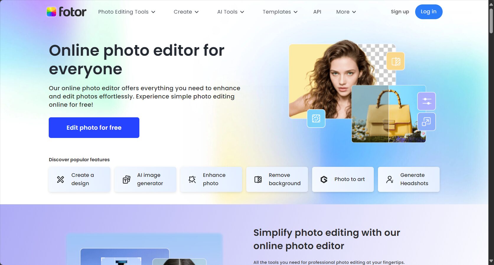 Fotor AI图片编辑器
