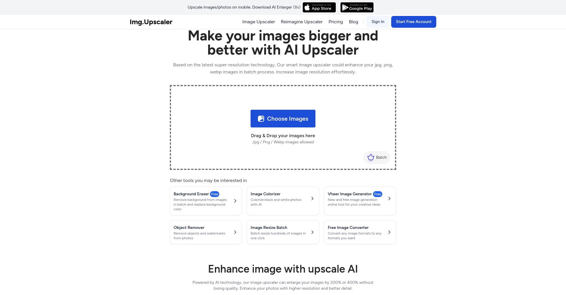 Img.Upscaler官网截图