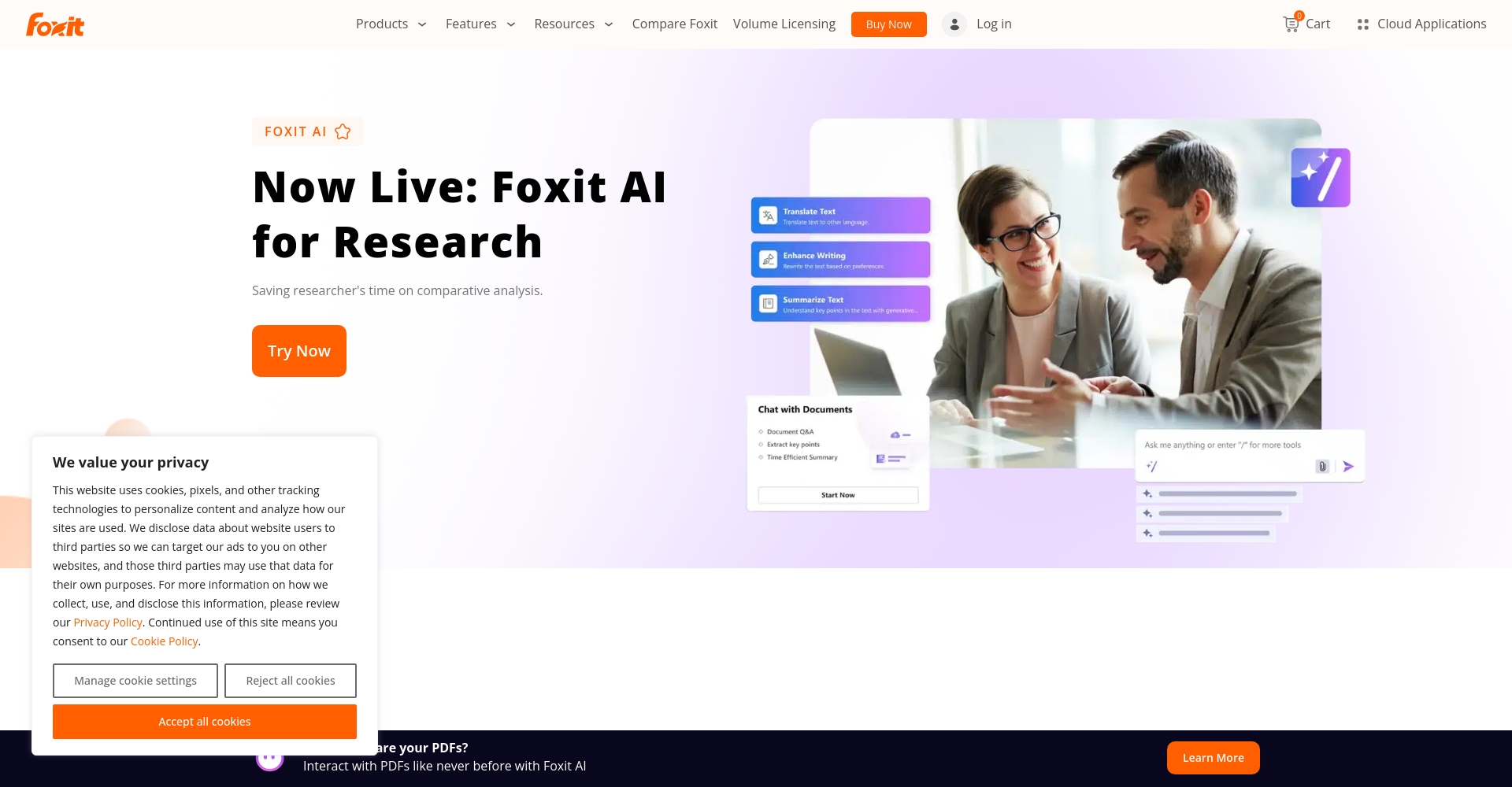 Foxit Online官网截图