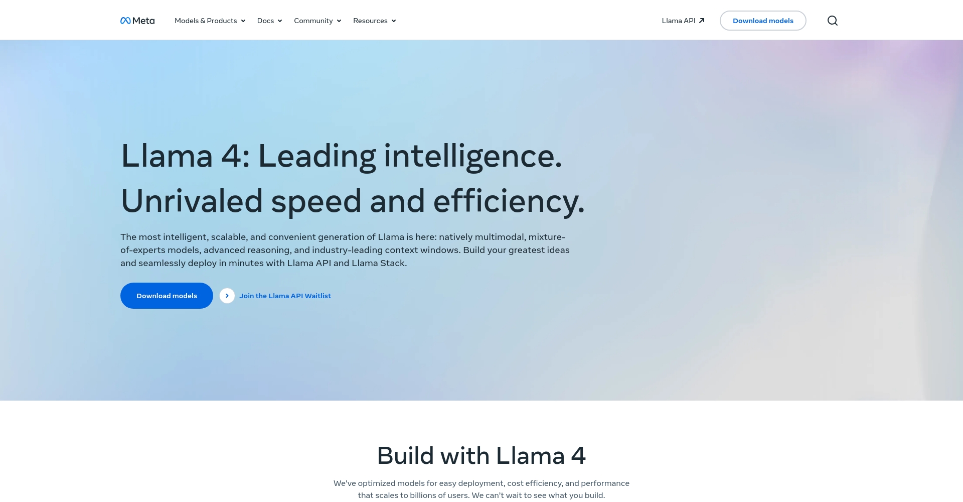 Meta Llama 3 Multimodal界面截图